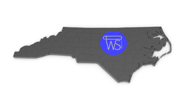 Wilson Shade Service Area North Carolina Counties Map.C01.2k